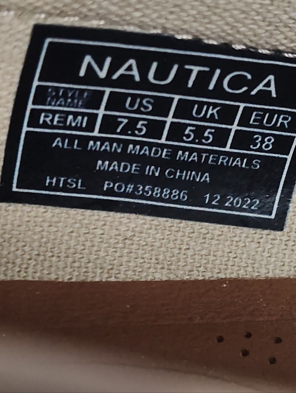 Nautica "Remi" Tan Bow Accent Loafers | Women's Size 7.5 - Picture 12 of 12